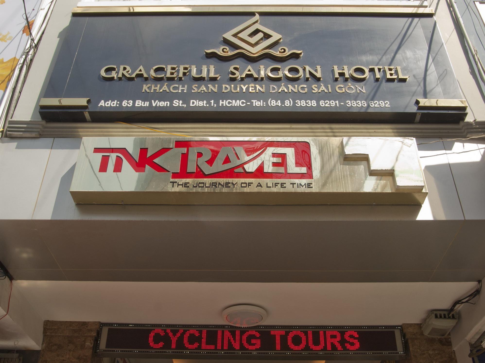 הו צ'י מין סיטי Graceful Hostel מראה חיצוני תמונה